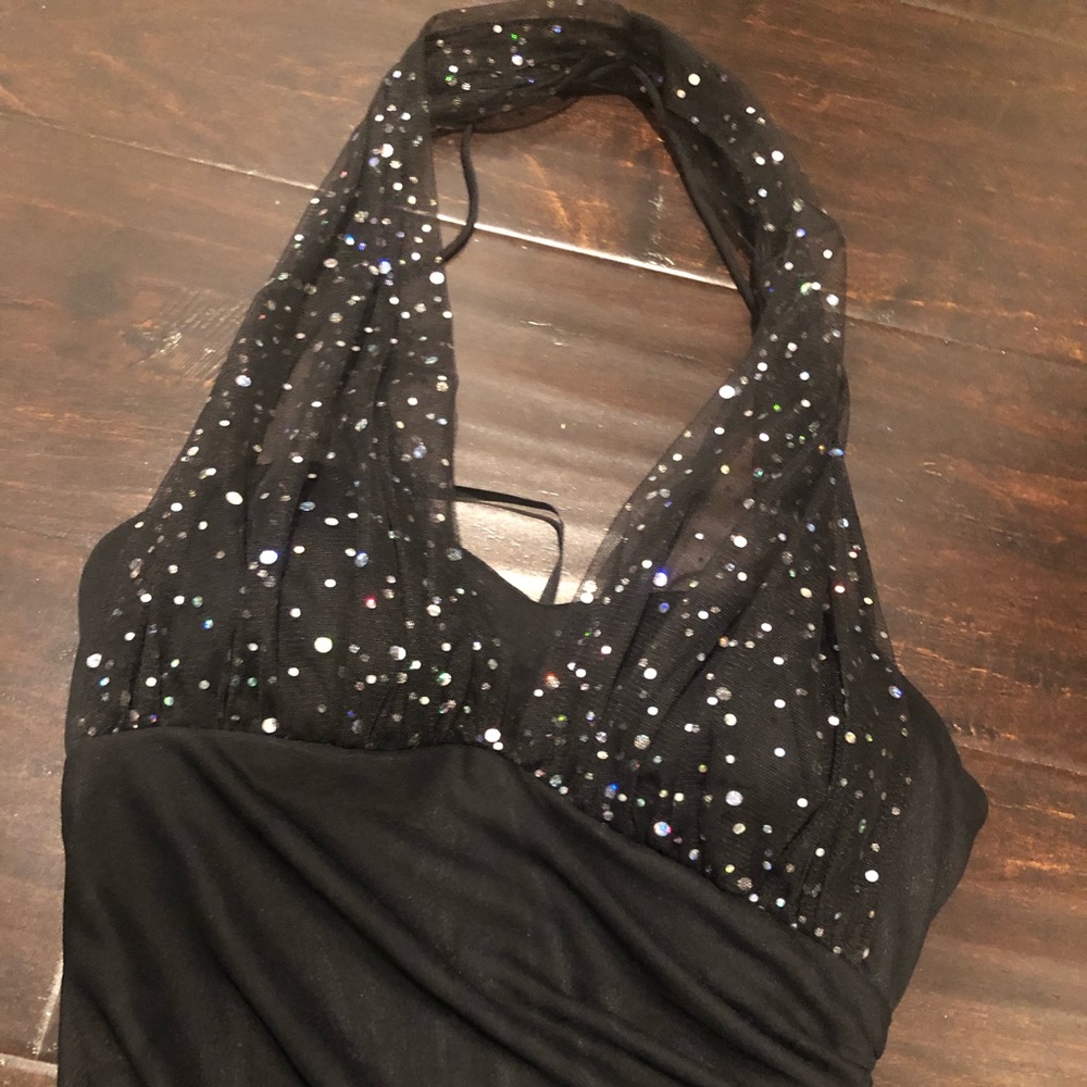 Black cocktail dress